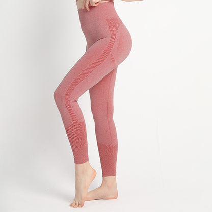 Seamless Dots Peach Hip Yoga Pants Women