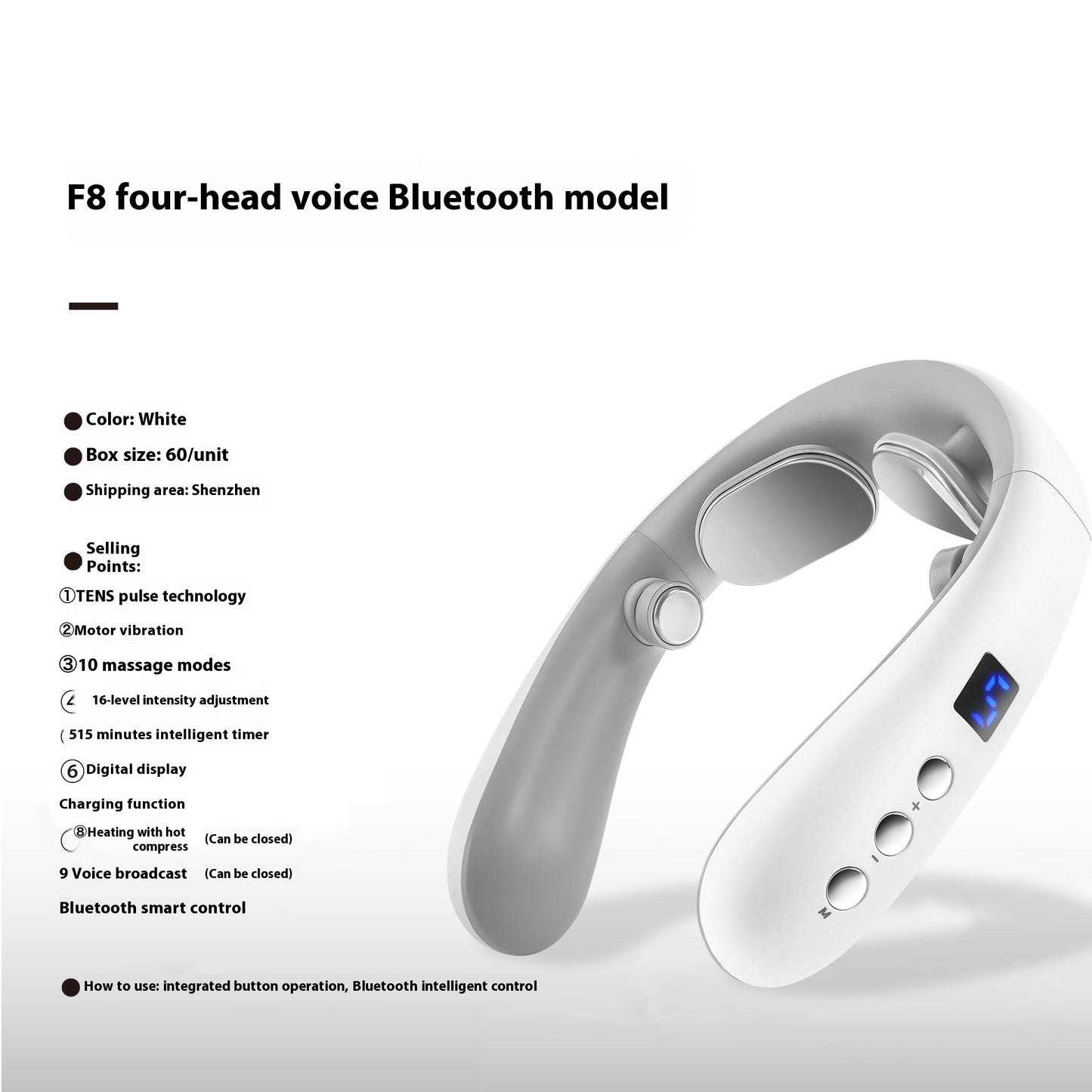 Neck Massager Hot Compress Shoulder And Neck Massager